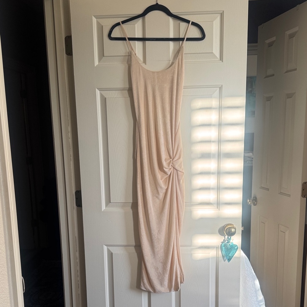 JLUXLABEL Cream Maxi Dress